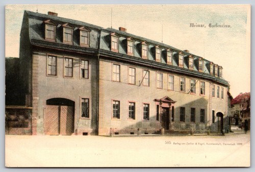 1899 weimar goethe museum - goethe,