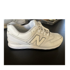New Balance 574 White Leather