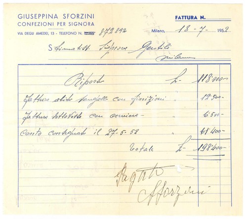1952 milano via amedei - milano,