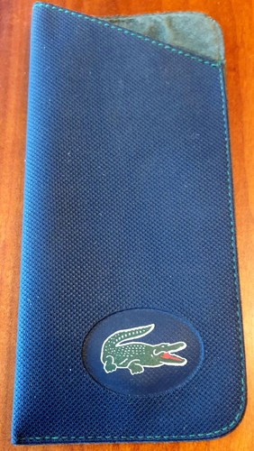 étui lunettes lacoste vintage - lunettes,