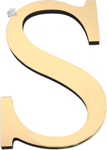 Adesivo lettera oro specchio - adesivo,