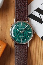 Bulova Longchamp Ref. ORAC 7508 Green dial Bulova 6 CL hand-wound