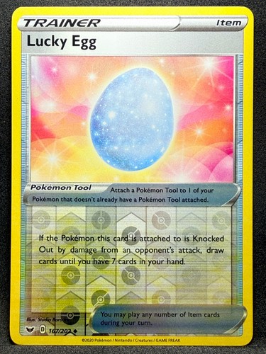 Lucky egg reverse - lucky, holo