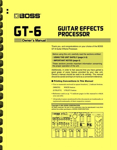 Boss effetti chitarra - boss,