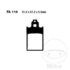 Ebc standard brake pads - brake, altn