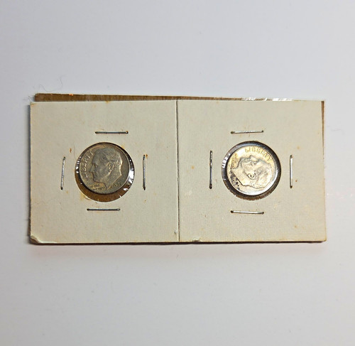 1958 roosevelt dime 10c - 1958,