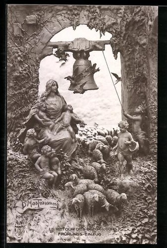 Cartolina artistica domenico - cartolina,