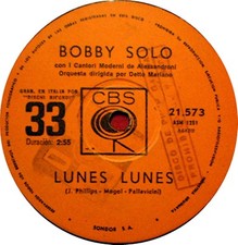 BOBBY SOLO - LUNES LUNES /
