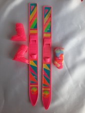  Barbie Ski Fun - skis e boots, Mattel Anni 80.