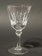 ANTICO ELEGANTE ART DECO SERVIZIO 8 BICCHIERI CALICI CRISTALLO BOEMIA MOLATI