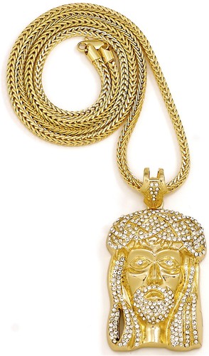 Gesù collana con corona - collana,