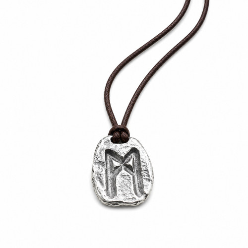 Ciondolo runa mannaz ᛗ - mannaz,