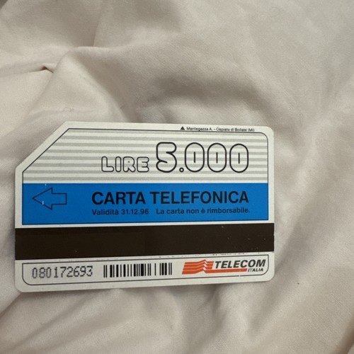 Scheda telefonica lire 5000 - scheda,