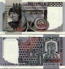 Italy 10,000 Lire 1976 AU -