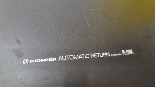 Iscrizione giradischi pioneer - iscrizione,