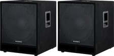 COPPIA SUBWOOFER DJ PA DISCO