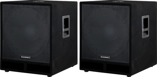 Coppia subwoofer disco - coppia, pa