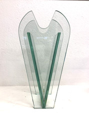 VASO FIORE CRISTALLO MOLATO RSVP CENTROTAVOLA CUT Crystal VASE MODERN DESIGN '80