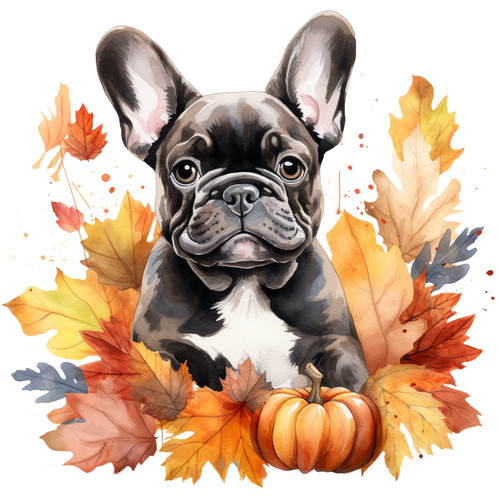 Bulldog francese cane auto