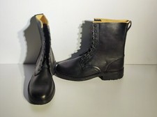 anfibi militari stivaletti neri taglia 45 Esercito scarponi da combattimento