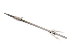 SPIEDO 6x6 in acciaio inox con 2 forchette fermacarne