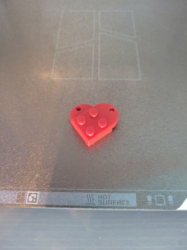 Portachiavi cuore lego - portachiavi,