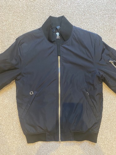 Zara bomber giacca nera full - nera,