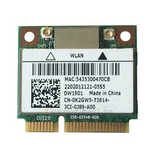 ATHEROS AR5B22 AR9462 DUAL BAND N + BLUETOOTH BT SCHEDA WIFI WIRELESS DW1901 K2GW5