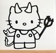 Adesivo hello kitty auto - hello, moto
