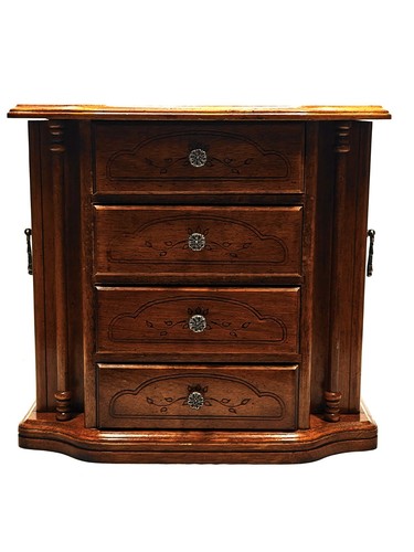 Scatola portagioie legno 4 - portagioie, in