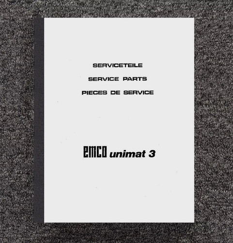 Manuale ricambi servizio fresa