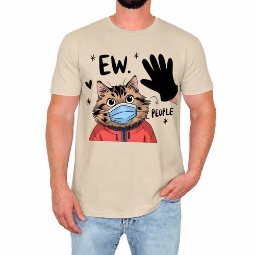 Shirt uomo gatto - t-shirt,