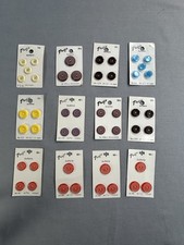 Pacific Buttons assortment lot Vintage 12 packs New old stock
