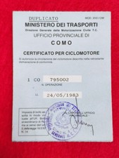 Libretto originale certificato - originale,