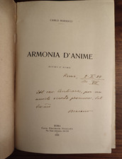 Armonia d'Anime Ritmi e Rime Carlo Marasco Roma 1925