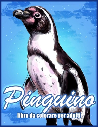 Pinguino libro colorare - da,