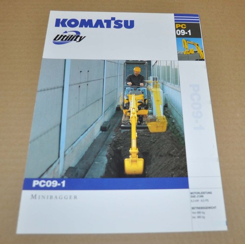 Komatsu pc09 escavatore - komatsu, pc09-1