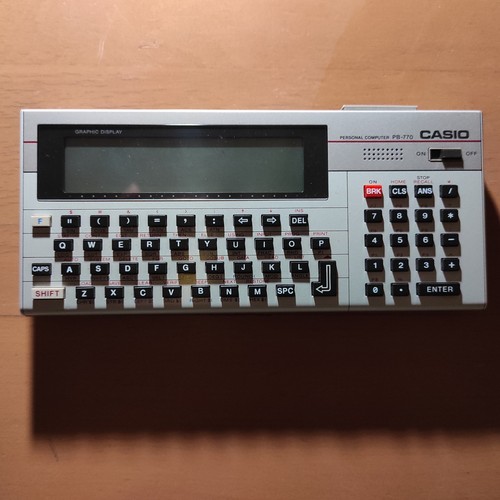 Casio 770 personal computer - pb-770,