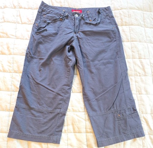 Pantaloni cargo capri blu - pantaloni,