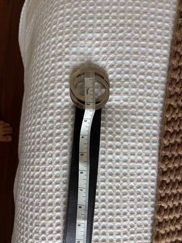 Cintura gucci pelle nera - gucci,