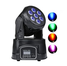 FARO STROBO 7 LUCI RGB LED