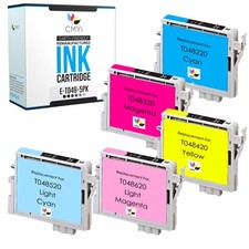 CMYi 5PK Cartuccia di inchiostro compatibile Epson 48 colori per foto stilo R220 R300 R320