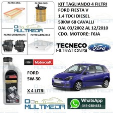 KIT TAGLIANDO 4 FILTRI OLIO