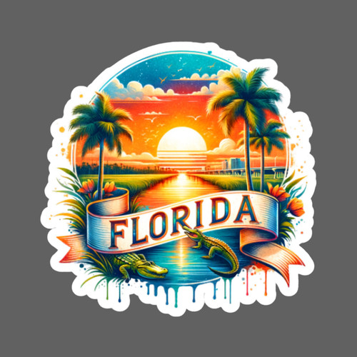 Florida sticker vinyl - sticker, decal