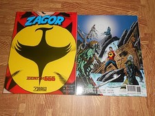 ZAGOR Zenith N. 666 Variant LUCCA COMICS 2016 CON POSTER Piccinelli Bonelli MI40