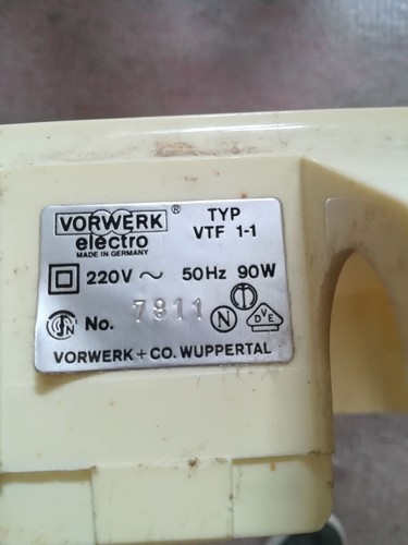 Vorwerk electro typ vtf 1 - electro,