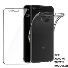 CUSTODIA COVER MORBIDA TRASPARENTE IN TPU SILICONE PER XIAOMI VARI MODELLI