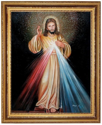 Quadro olio gesù - quadro,