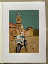 Luca Giovagnoli- Vigile - Litografia cm 50x70 Firma e numerazione a matita