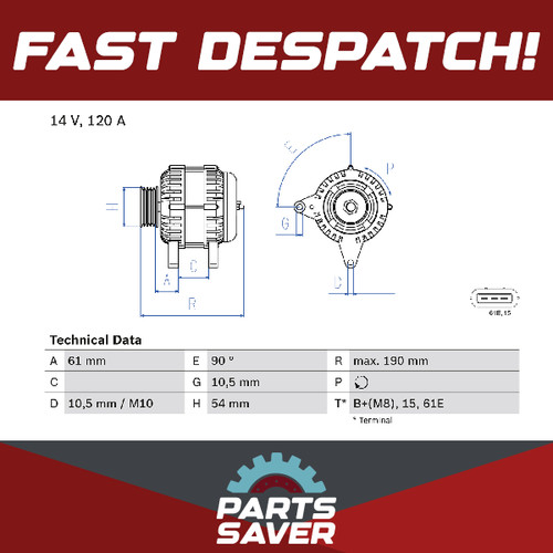 Alternatore adatto bmw - adatto,